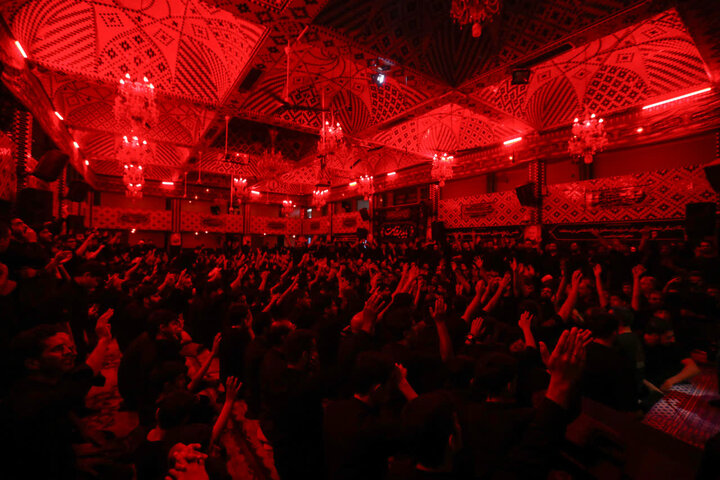 تصاویر/ شب هفتم محرم هیئت ضد صهیونیستی انصارولایت دارالعباده یزد