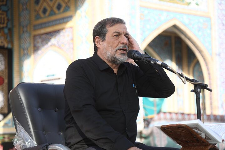 مراسم فدائیانِ سقا در امامزاده شاه سید علی(ع)قم