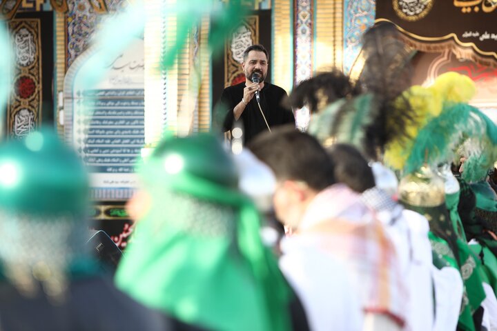 مراسم فدائیانِ سقا در امامزاده شاه سید علی(ع)قم