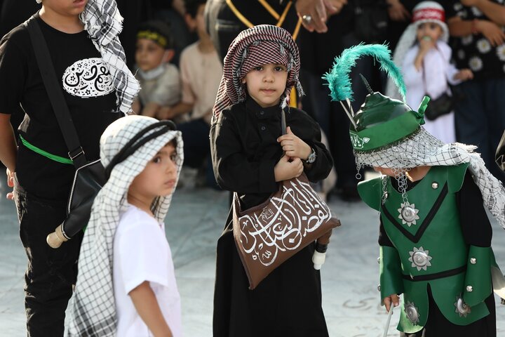 مراسم فدائیانِ سقا در امامزاده شاه سید علی(ع)قم