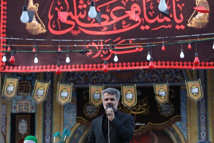 مراسم فدائیانِ سقا در امامزاده شاه سید علی(ع)قم