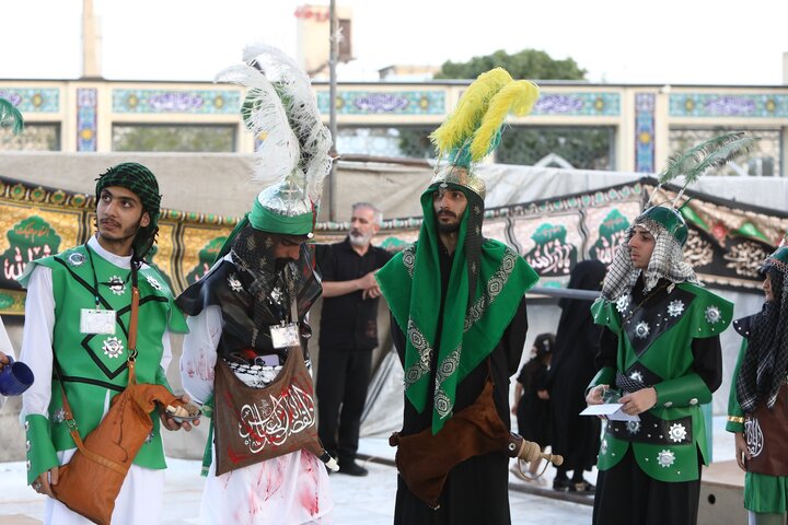 مراسم فدائیانِ سقا در امامزاده شاه سید علی(ع)قم
