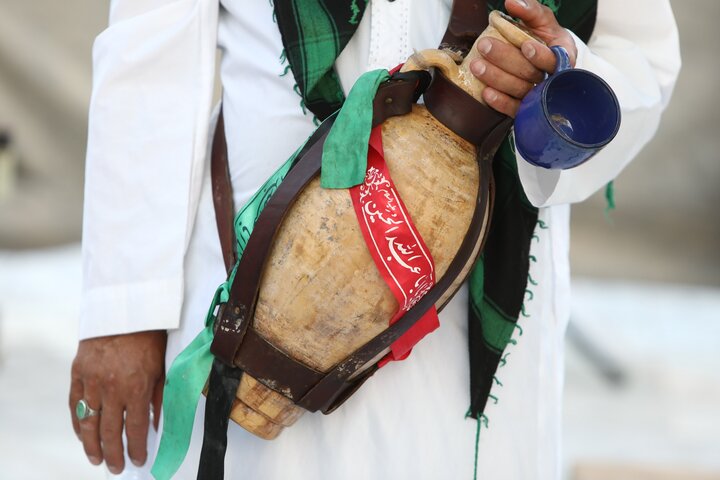 مراسم فدائیانِ سقا در امامزاده شاه سید علی(ع)قم