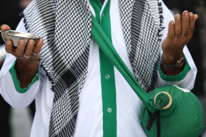 مراسم فدائیانِ سقا در امامزاده شاه سید علی(ع)قم