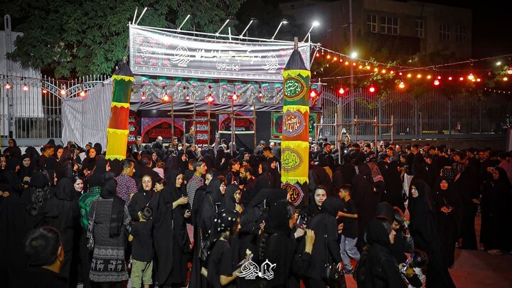 تصاویر/ اقامه عزای حسینی در شهرستان زنجان