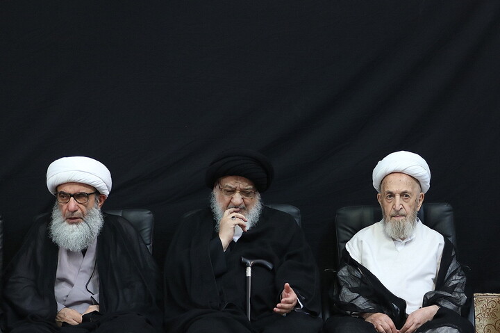 تصاویر/ مراسم عزادرای روز هشتم محرم در بیت آیت الله العظمی سبحانی