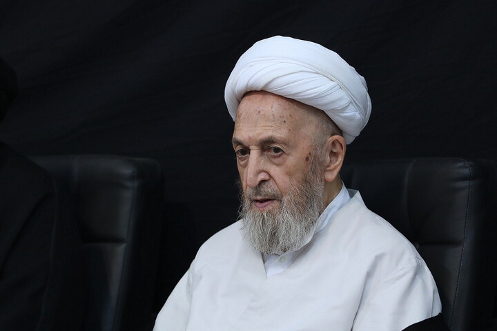 تصاویر/ مراسم عزادرای روز هشتم محرم در بیت آیت الله العظمی سبحانی