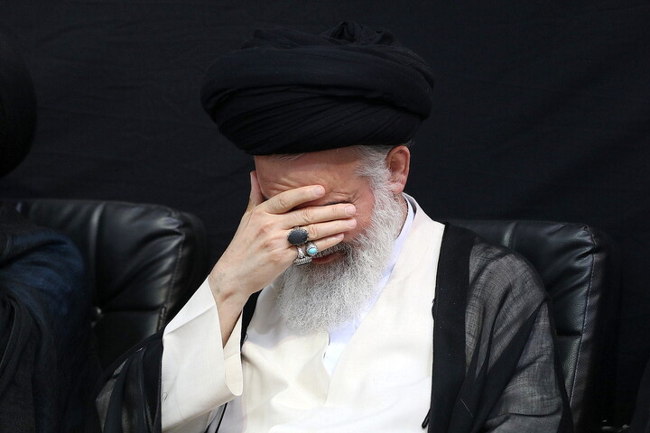 تصاویر/ مراسم عزادرای روز هشتم محرم در بیت آیت الله العظمی سبحانی