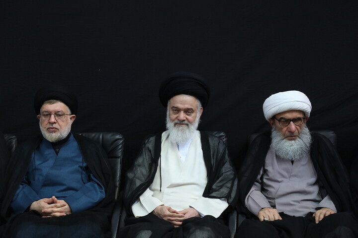 تصاویر/ مراسم عزادرای روز هشتم محرم در بیت آیت الله العظمی سبحانی
