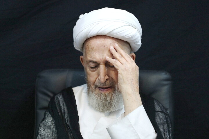 تصاویر/ مراسم عزادرای روز هشتم محرم در بیت آیت الله العظمی سبحانی