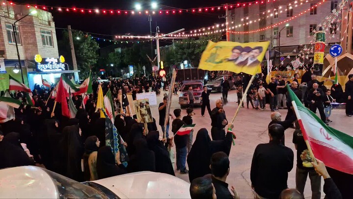 تصاویر / مراسم سوگواری اباعبدالله الحسین (ع) در شهر قروه درگزین