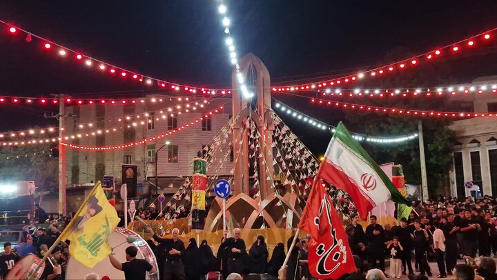 تصاویر / مراسم سوگواری اباعبدالله الحسین (ع) در شهر قروه درگزین