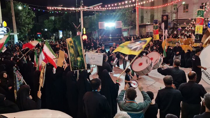 تصاویر / مراسم سوگواری اباعبدالله الحسین (ع) در شهر قروه درگزین