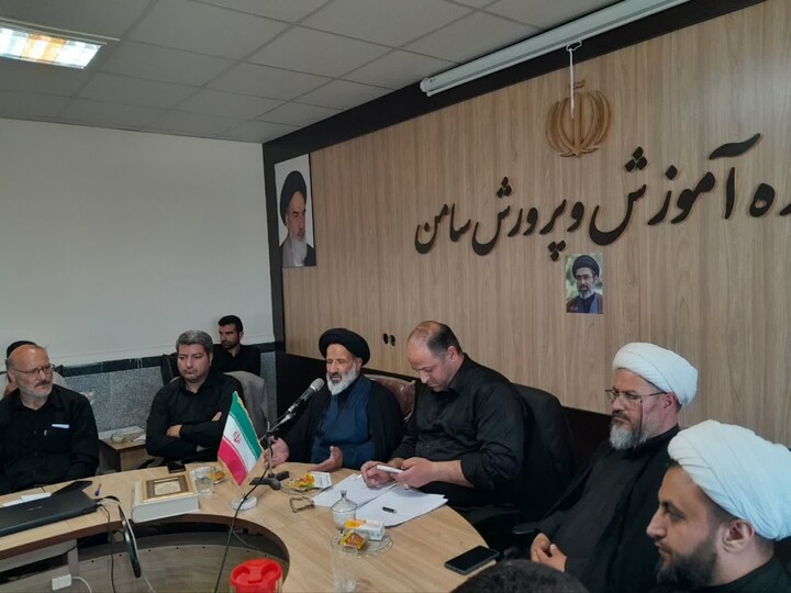 تصاویر / جلسه هماهنگی هیئات مذهبی بخش سامن