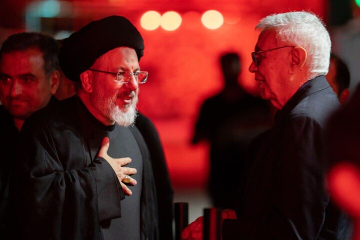 تصاویر/ عزاداری موکب روضه نورالحسین (ع) در شب هشتم محرم