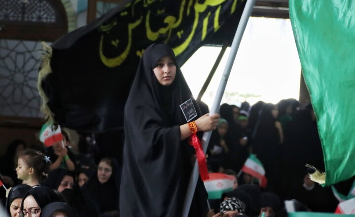 تصاویر / «من دختر حسینم»؛ تجلی هویت عاشورایی دختران زنجانی