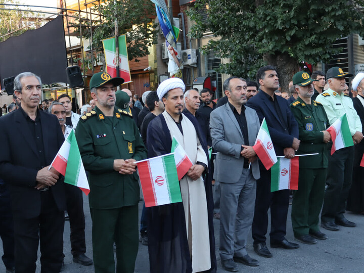 تصاویر / اجتماع بزرگ عزاداران و هیئات حسینی شهرستان آذرشهر