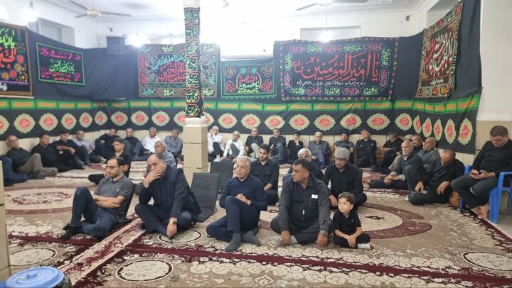 تصاویر/ مراسم عزاداری محرم در حسینیه سیدالشهدا(ع) گناوه
