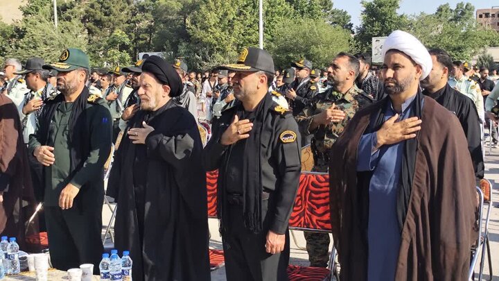 تصاویر/مراسم عزاداری در ستاد فرماندهی انتظامی لرستان
