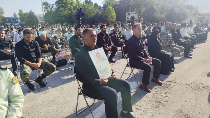 تصاویر/مراسم عزاداری در ستاد فرماندهی انتظامی لرستان