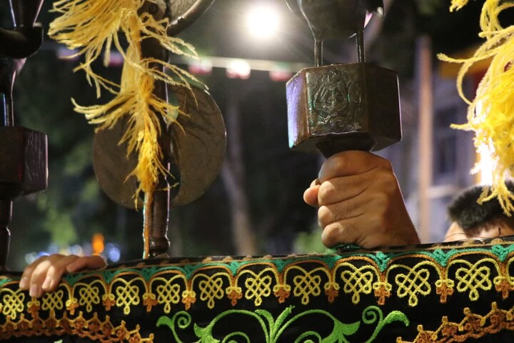 تصاویر / مراسم دسته چلچراغ زنجان