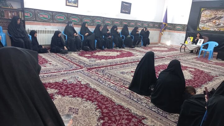 تصاویر/ برگزاری مراسمات عزاداری دهه اول محرم در مدرسه‌ علمیه‌ فاطمه‌ الزهرا(س) کشکوئیه