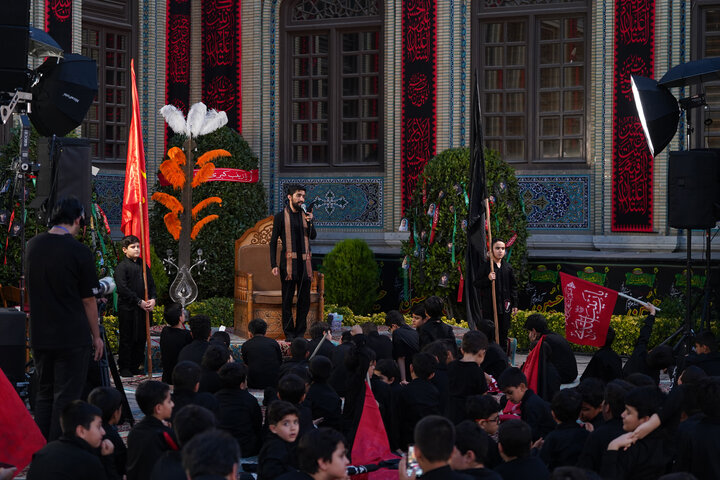 تصاویر/ عزاداری پرشور کودکان و نوجوانان حسینی