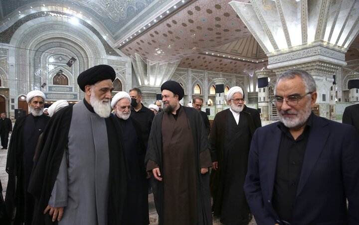 تصاویر/ حاشیه مراسم تجدید میثاق مسئولان عالی قضایی با آرمان های حضرت امام خمینی (س)