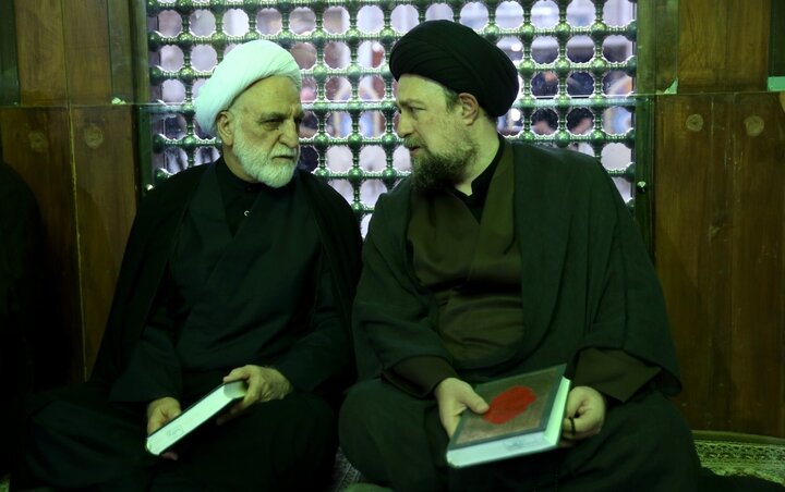 تصاویر/ تجدید میثاق رئیس و مسئولان عالی قضایی با آرمان های حضرت امام خمینی (س)