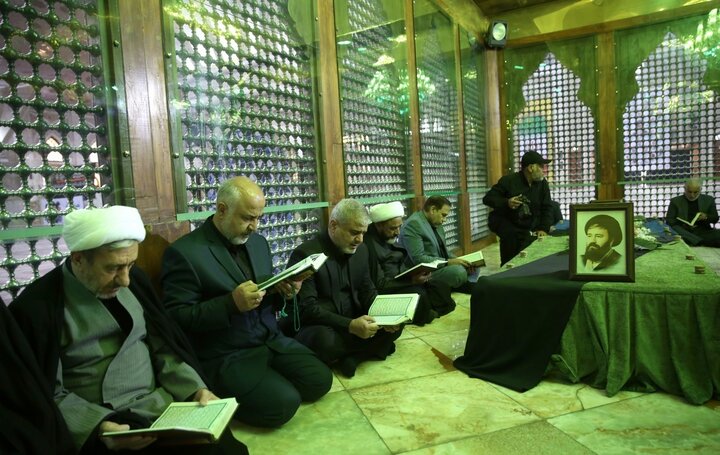 تصاویر/ تجدید میثاق رئیس و مسئولان عالی قضایی با آرمان های حضرت امام خمینی (س)