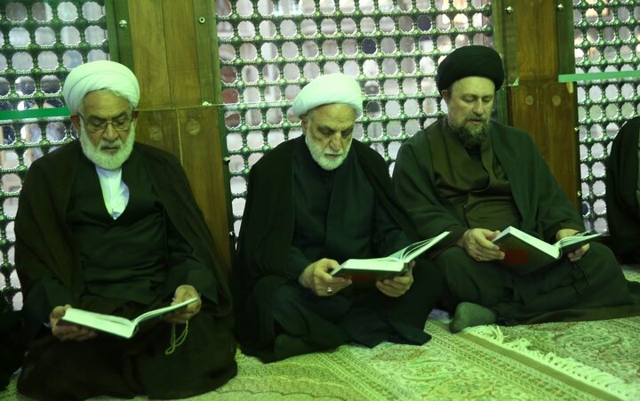تصاویر/ تجدید میثاق رئیس و مسئولان عالی قضایی با آرمان های حضرت امام خمینی (س)