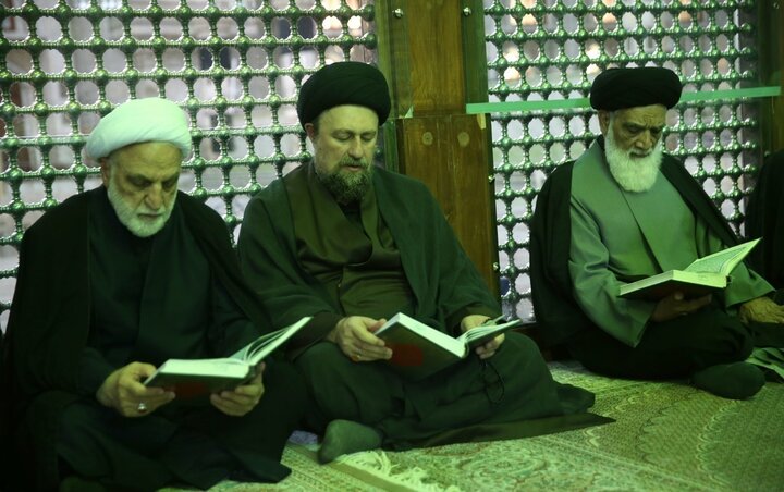 تصاویر/ تجدید میثاق رئیس و مسئولان عالی قضایی با آرمان های حضرت امام خمینی (س)