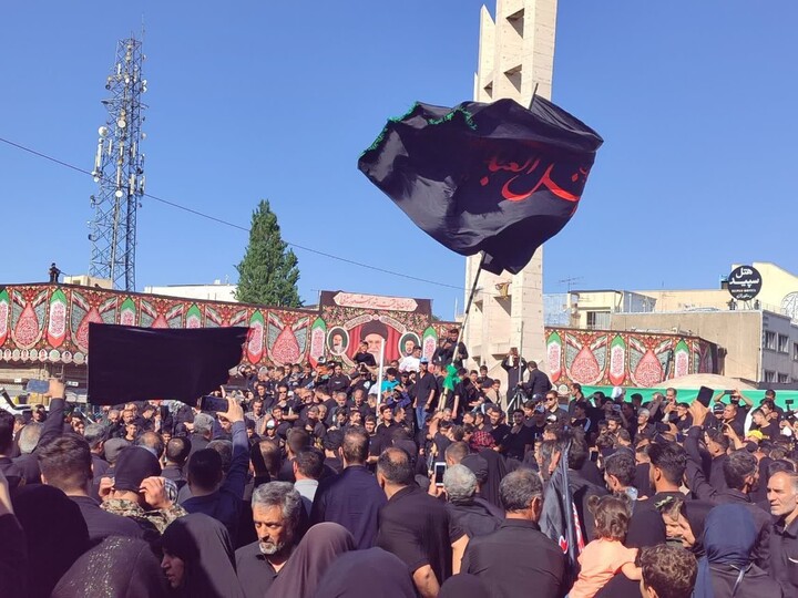 تصاویر / جوشش عشق حسینی در یوم‌العباس زنجان