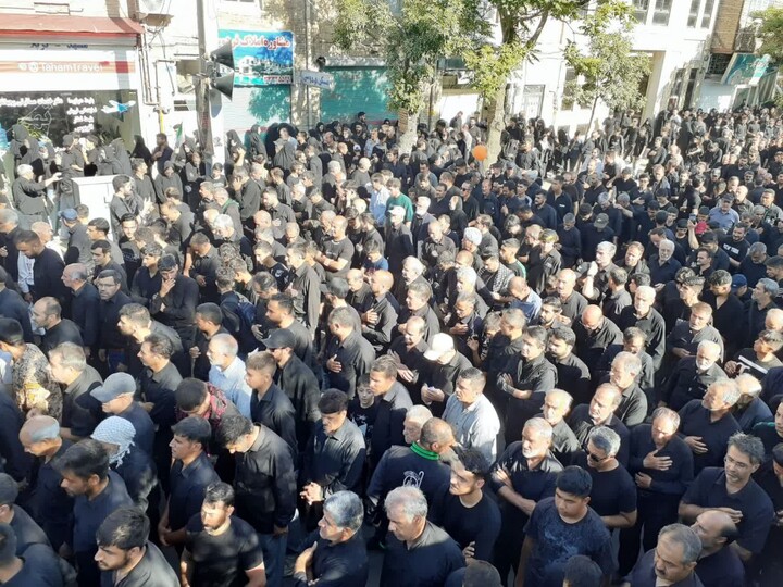 تصاویر / جوشش عشق حسینی در یوم‌العباس زنجان