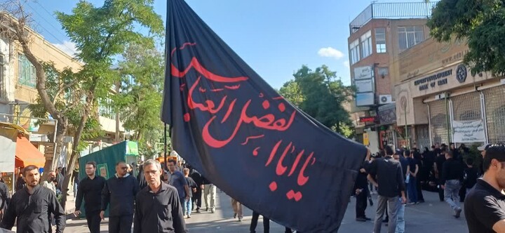تصاویر / جوشش عشق حسینی در یوم‌العباس زنجان