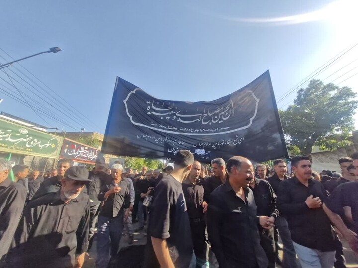 تصاویر / جوشش عشق حسینی در یوم‌العباس زنجان