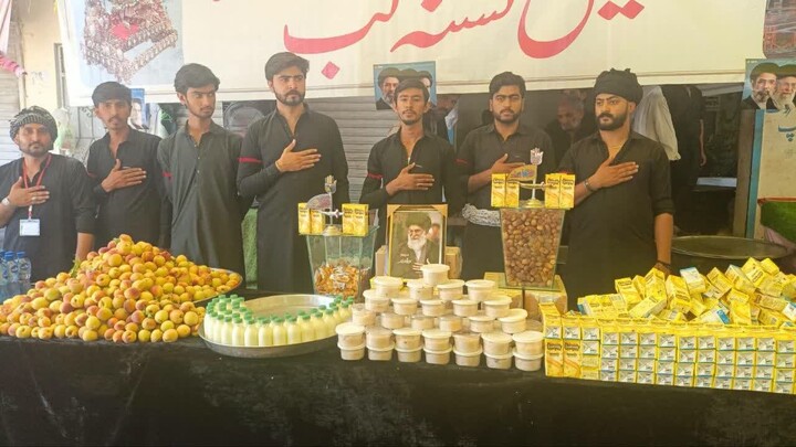 تصاویر/ حضور گسترده هزاران عزادار در راهپیمایی ششم محرم در جَند پاکستان
