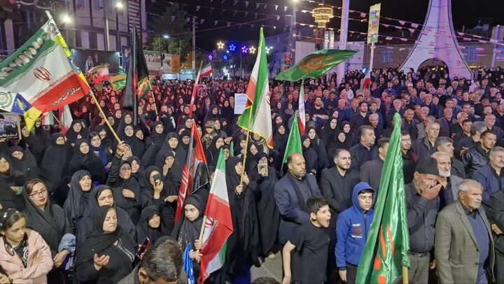 تصاویر/ اجتماع حسینیان خلخال در محرم ۱۴۰۵