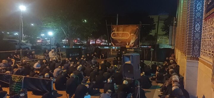 تصاویر/مراسم شب تاسوعا در مسجد امام خمینی (ره) اراک