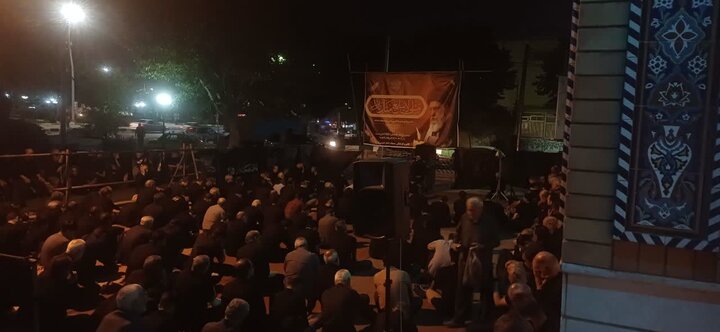 تصاویر/مراسم شب تاسوعا در مسجد امام خمینی (ره) اراک