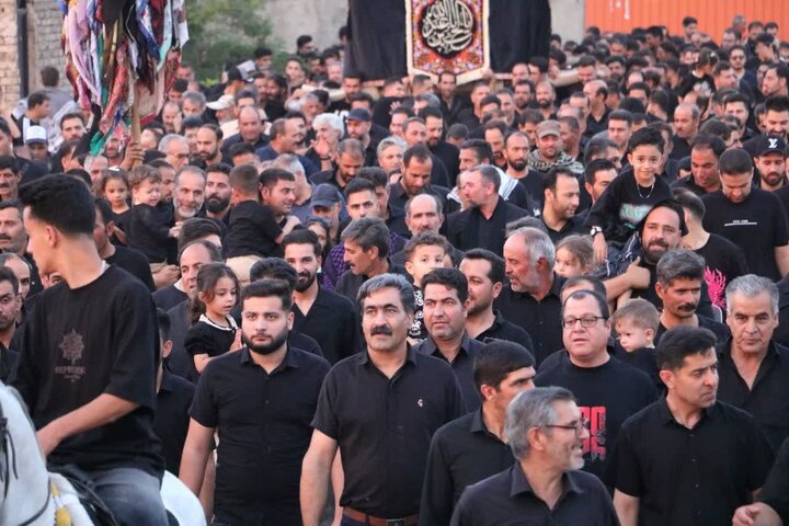 تصاویر/آیین نخل گردانی در روز هشتم محرم الحرام در کارچان