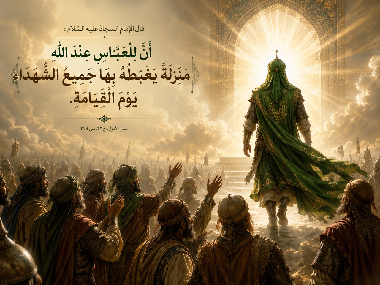 Rang de Hazrat Abbâs (as) au Jour de la Résurrection