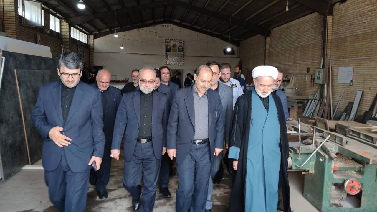 بازدید معاون دادستان کل کشور از زندان‌ مرکزی اردبیل