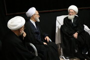 Photos/ L’Ayatollah Arafi participe aux commémorations de l’Achoura chez le Grand Ayatollah Nouri-Hamedani