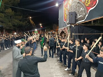 تصاویر/ مراسم شاه حسین گویان هیئت انتظاریون خسروشاه