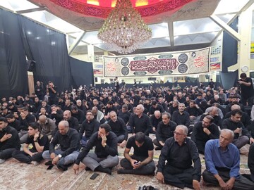 تصاویر/ مراسم عزاداری دهه اول محرم در حسینیه مقدسه سنندج