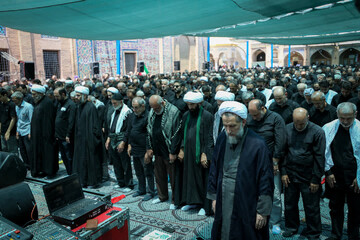 تصاویر/ مراسم عزاداری تاسوعای حسینی در امامزاده حسین (علیه السلام)