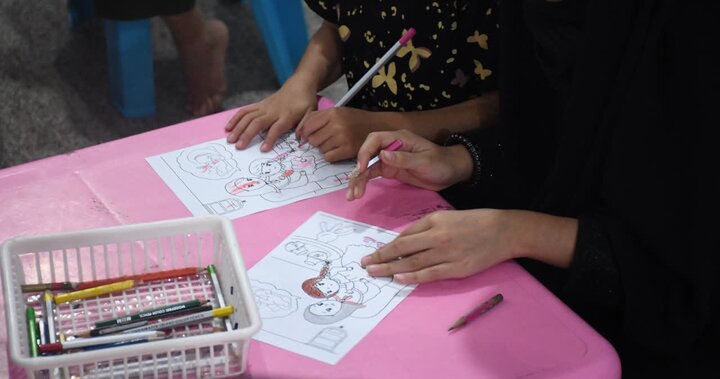 مهدکودک هیئت محبان حضرت زهرا سلام الله علیها اهواز در دهه محرم