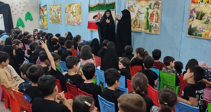 مهدکودک هیئت محبان حضرت زهرا سلام الله علیها اهواز در دهه محرم