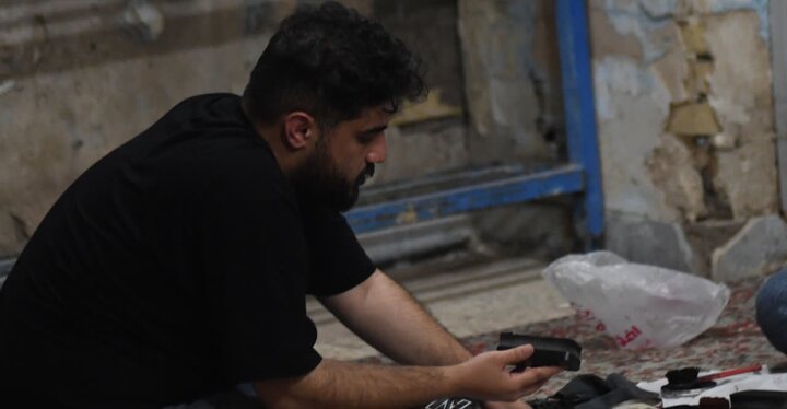 سوگ تاسوعایی مردم اهواز در جوار گلزار شهدا